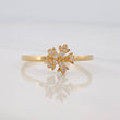 Anillo Copo de Nieve 1.4g / T8 Oro Amarillo 18K