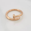 Anillo Clavo 4.8g / T7 Oro Rosa 18K