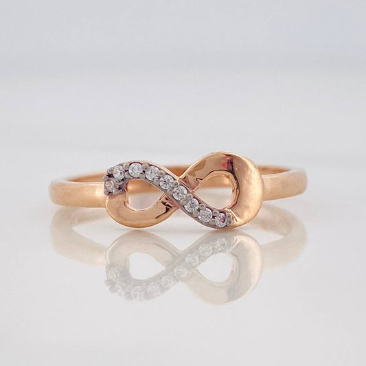 Infinity Ring 1.8g / T7 Rose Gold 18K