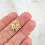 Herraje Virgen De Guadalupe 2.6gr / 1.6cm / Oro Amarillo 18K *