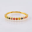 Anillo Churumbela Burbujas 1.65gr / T7 1/2 / Oro Amarillo 18K
