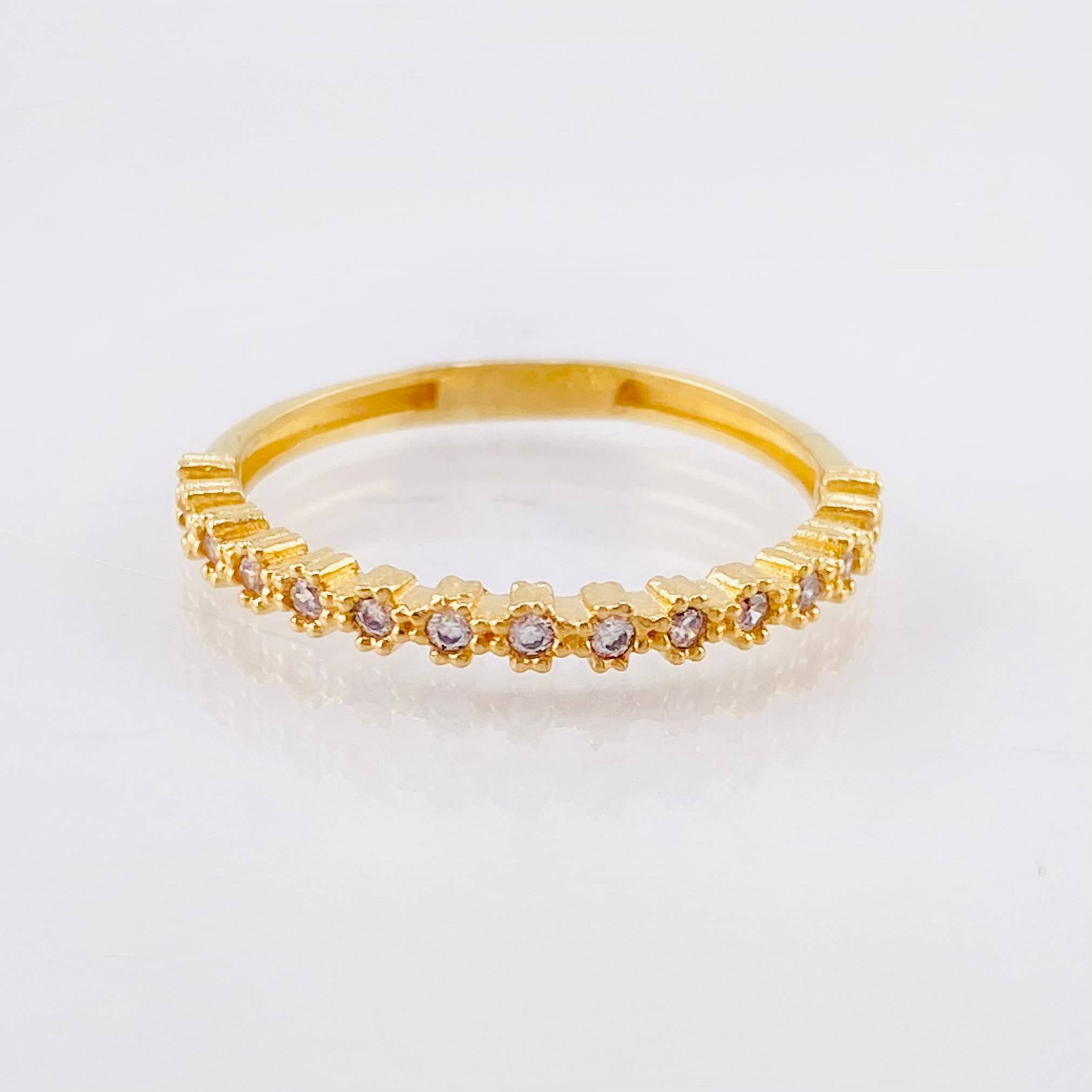 Anillo Churumbela Burbujas 1.7gr / T6 1/2 / Oro Amarillo 18K