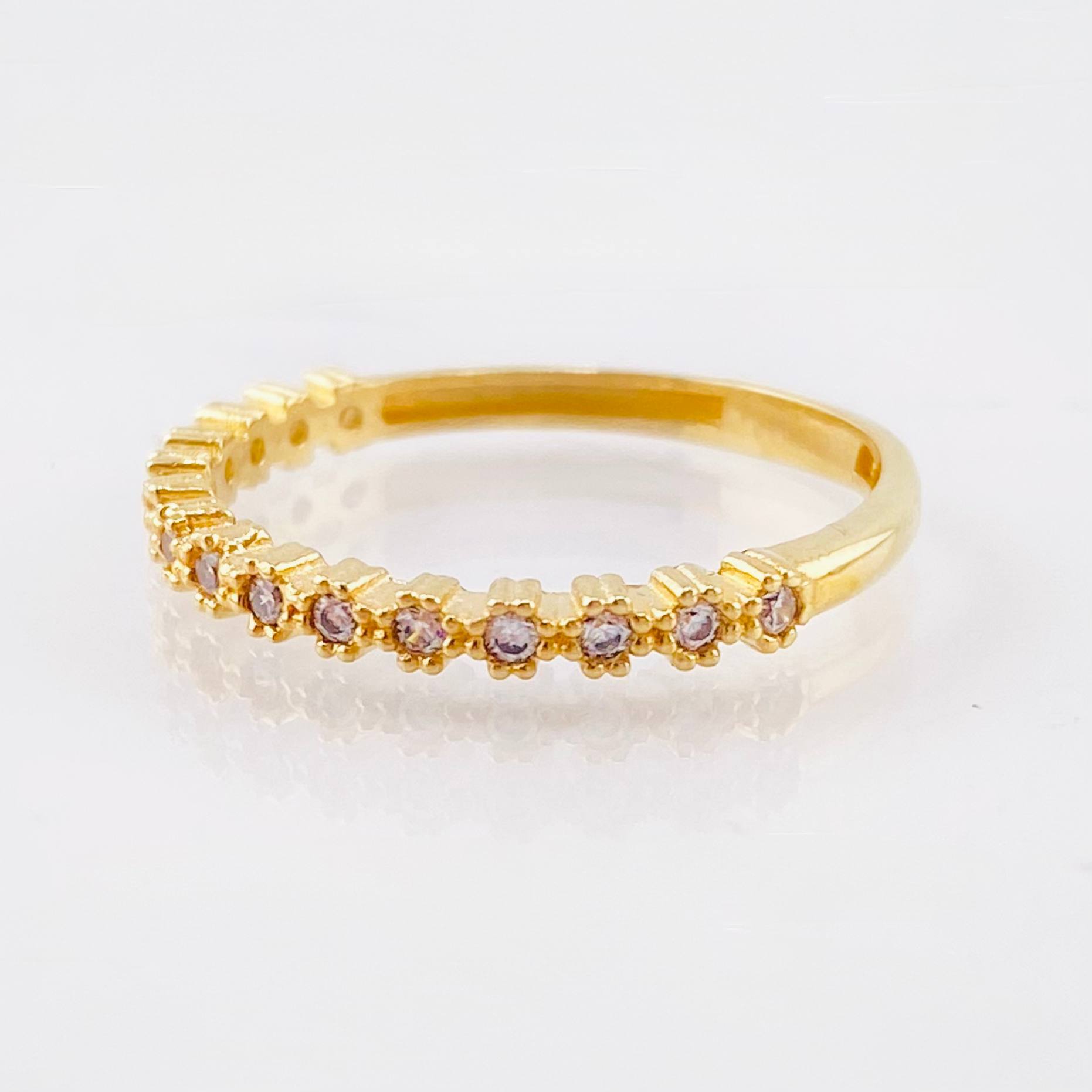 Anillo Churumbela Burbujas 1.6gr / T6 / Oro Amarillo 18K