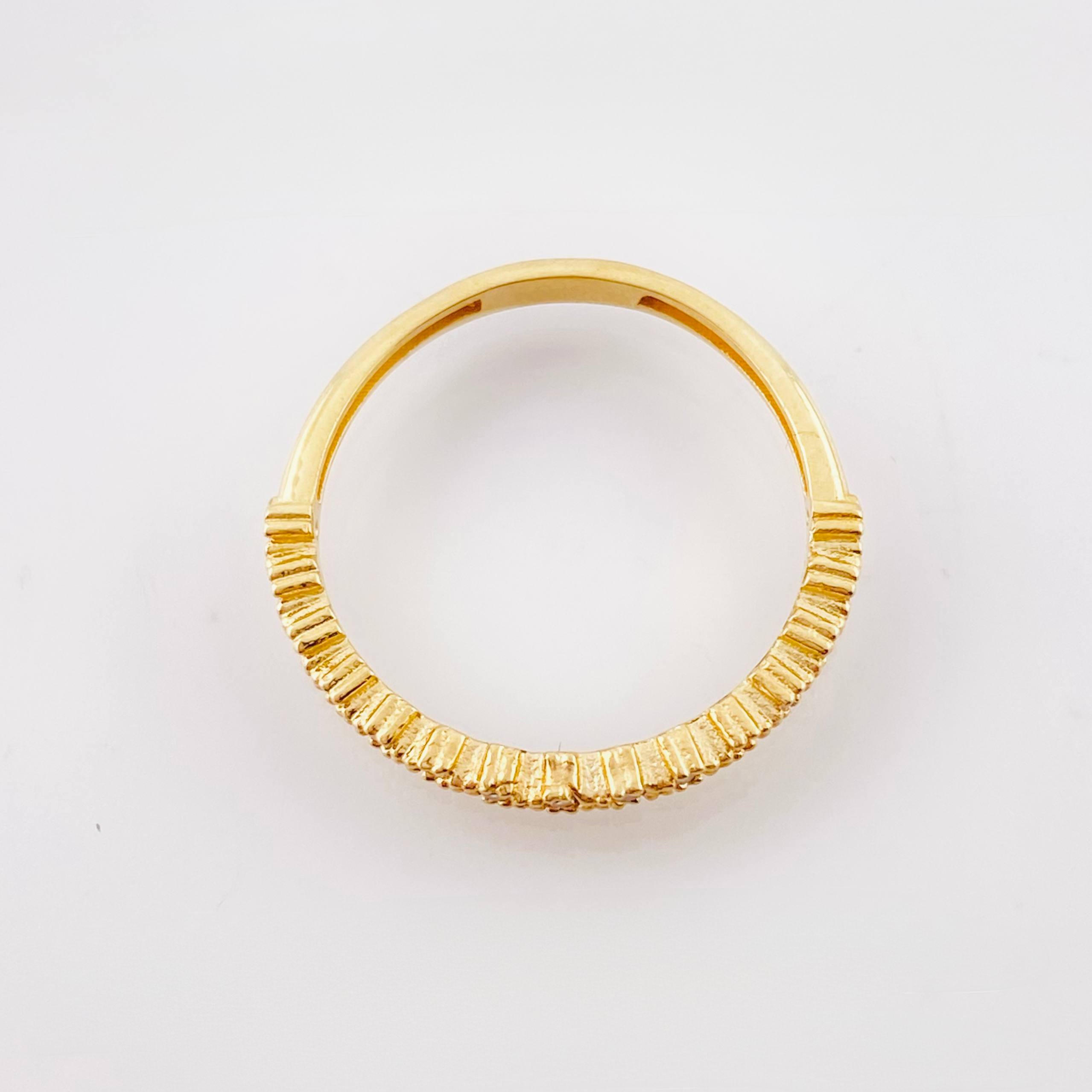 Anillo Churumbela Burbujas 1.7gr / T6 1/2 / Oro Amarillo 18K