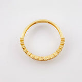 Anillo Churumbela Burbujas 1.7gr / T6 1/2 / Oro Amarillo 18K