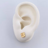 Stud Earrings Clover 1.1gr / 18K Gold $