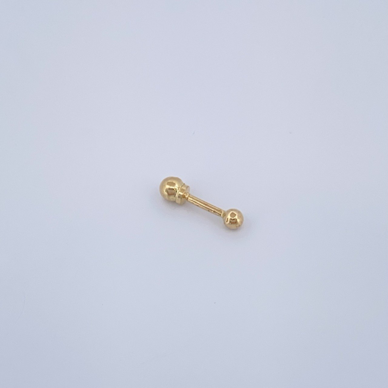 Piercing Bead 0.25gr / 1/2 in / 18K Gold