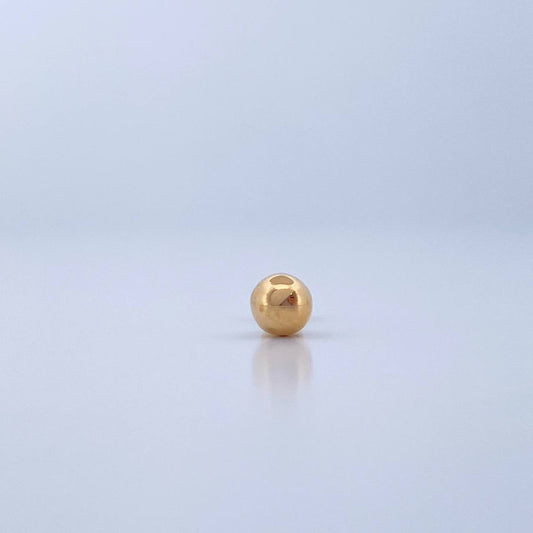 Bead Piercing 0.35gr / 0.5in / 18K Gold