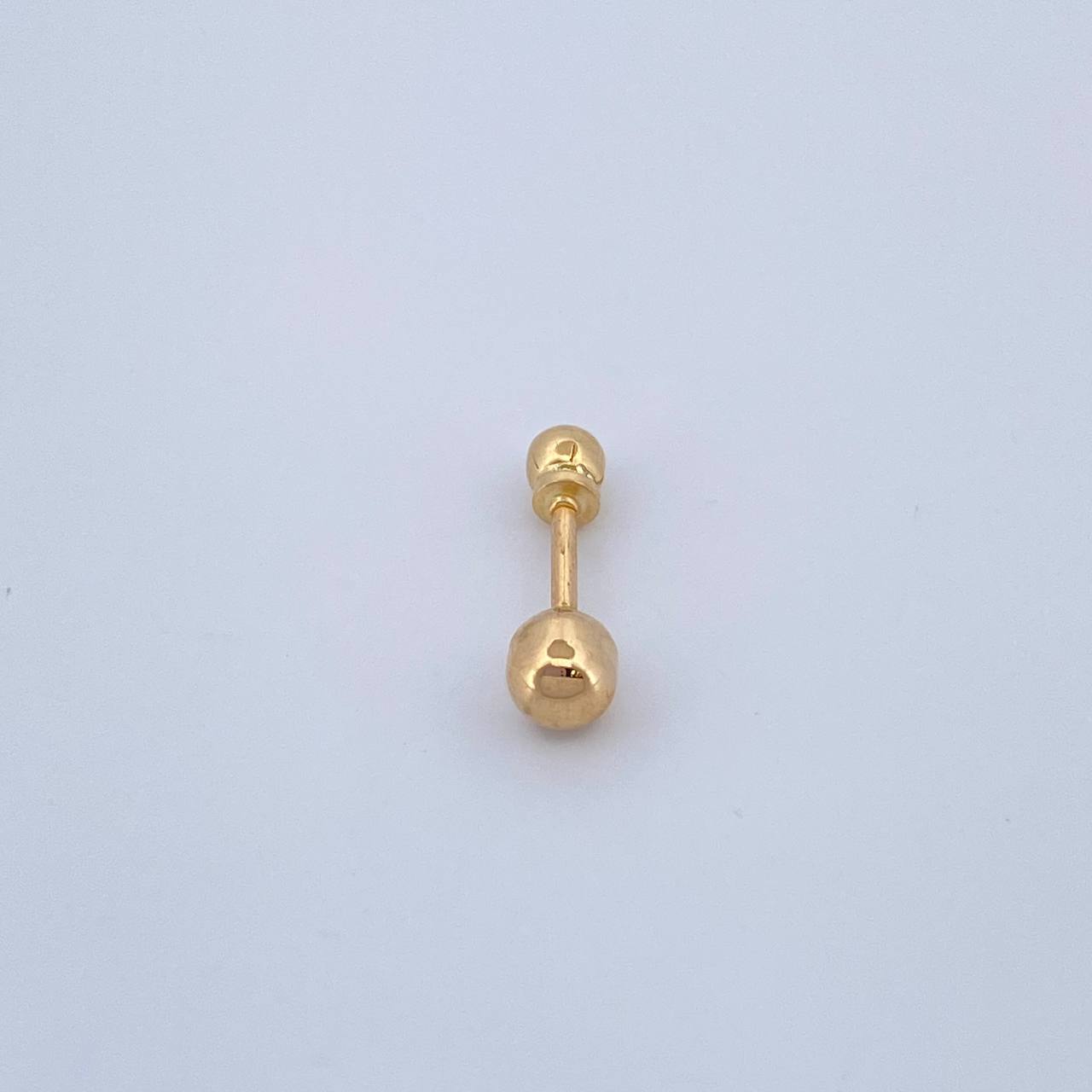 Bead Piercing 0.35gr / 0.5in / 18K Gold