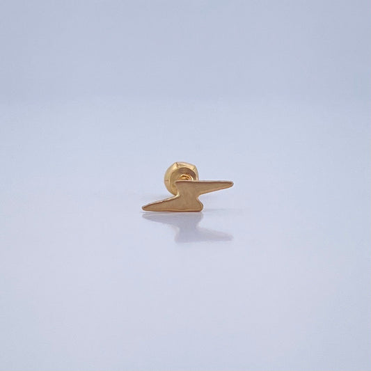 Lightning Piercing 0.3gr / 1/2 in / 18K Gold