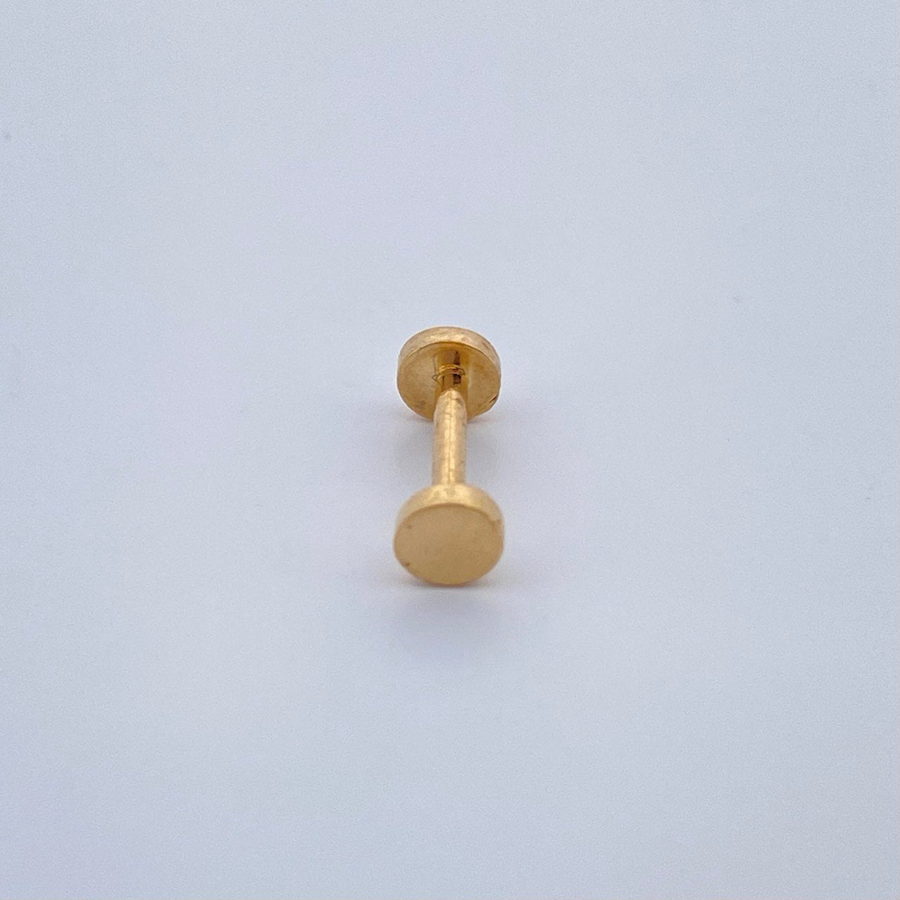 Piercing Circulo Plano 0.45gr / 1/2 in / Oro Amarillo 18K &