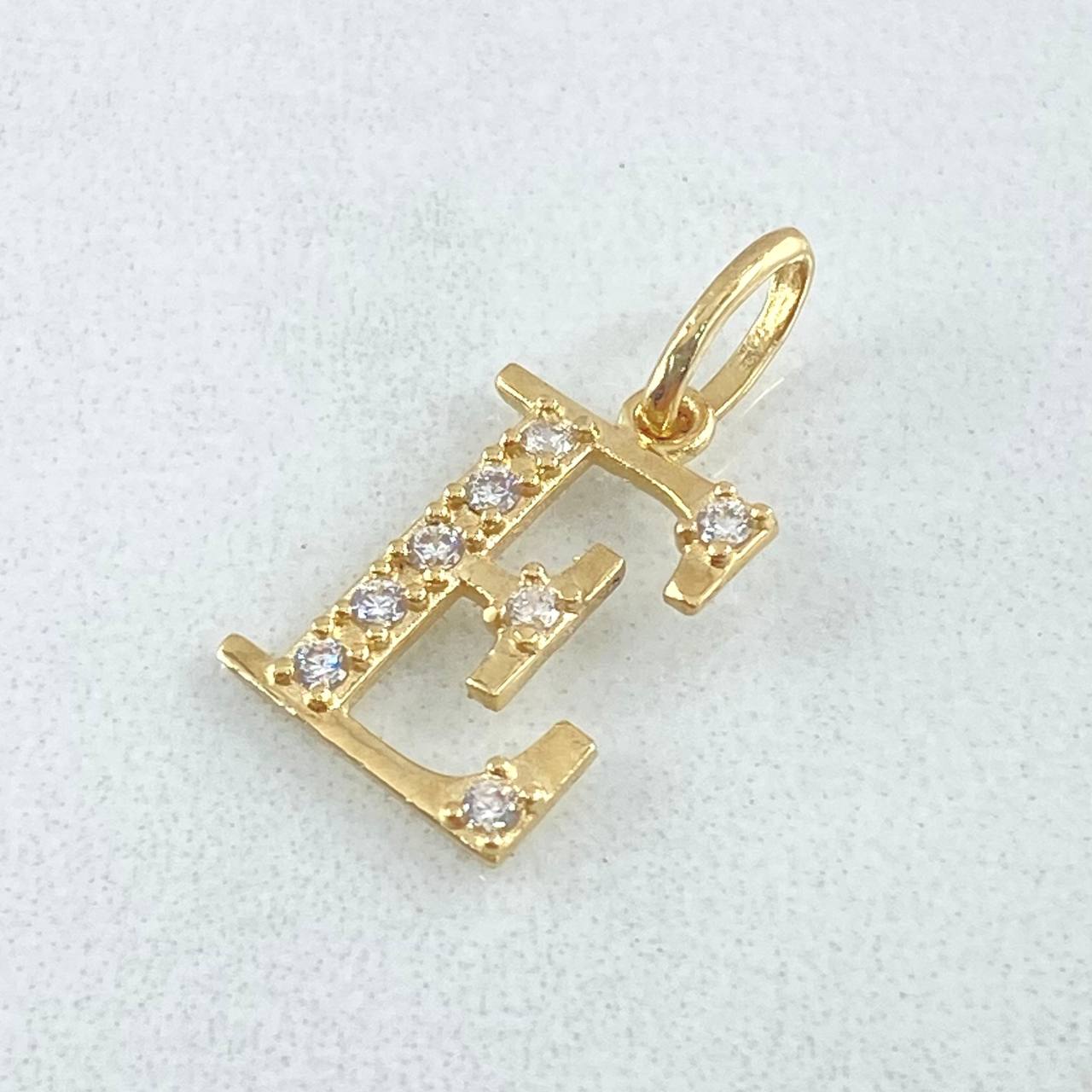Pendant Letter E Silhouette 0.9gr / 2cm / 18K Gold