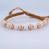 Beige Bracelet Beads 1.6gr / 18K Gold &