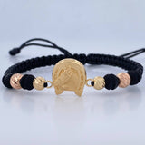 Black Horseshoe Bracelet 1.75gr / 18K Gold &