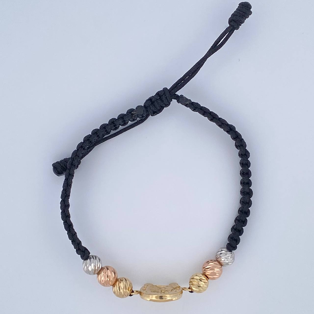 Black Horseshoe Bracelet 2.35gr / 18K Gold &