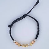 Black Horseshoe Bracelet 2.35gr / 18K Gold &