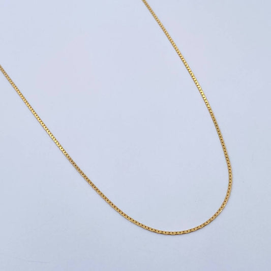 Cadena Serpiente 1.35gr / 45.4cm / +3 Oro 18K &