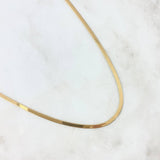 Herringbone Chain 3.45gr / 40cm / 2mm Yellow Gold +3 18K