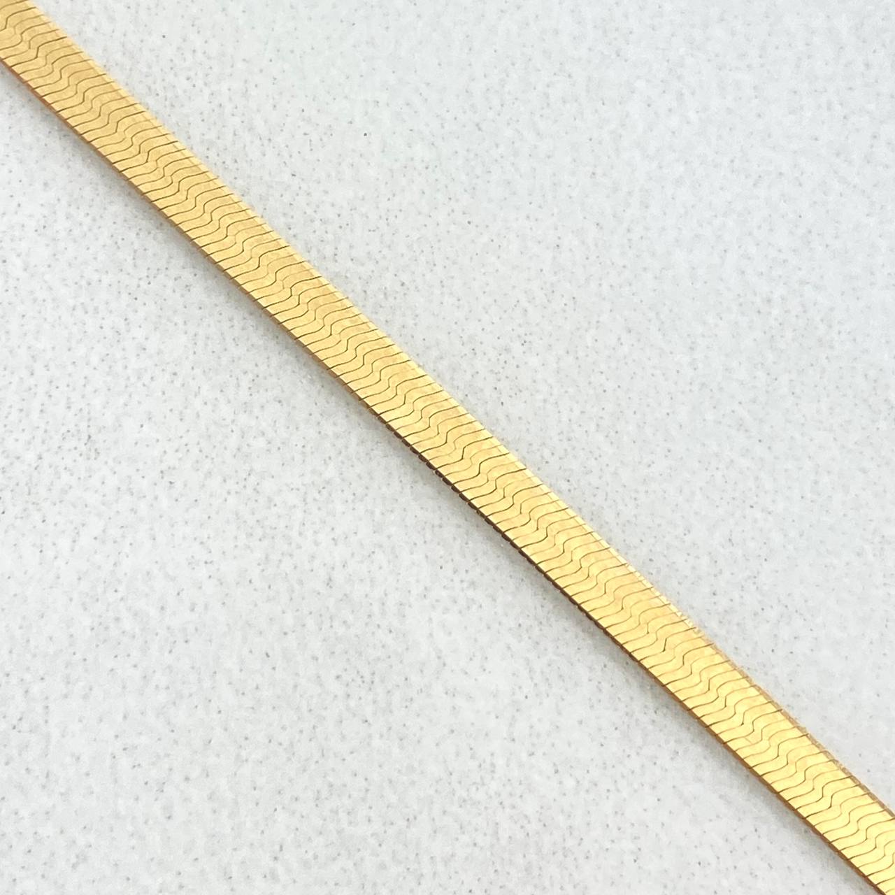 Herringbone Chain 3.45gr / 40cm / 2.3mm Yellow Gold +3 18K ©