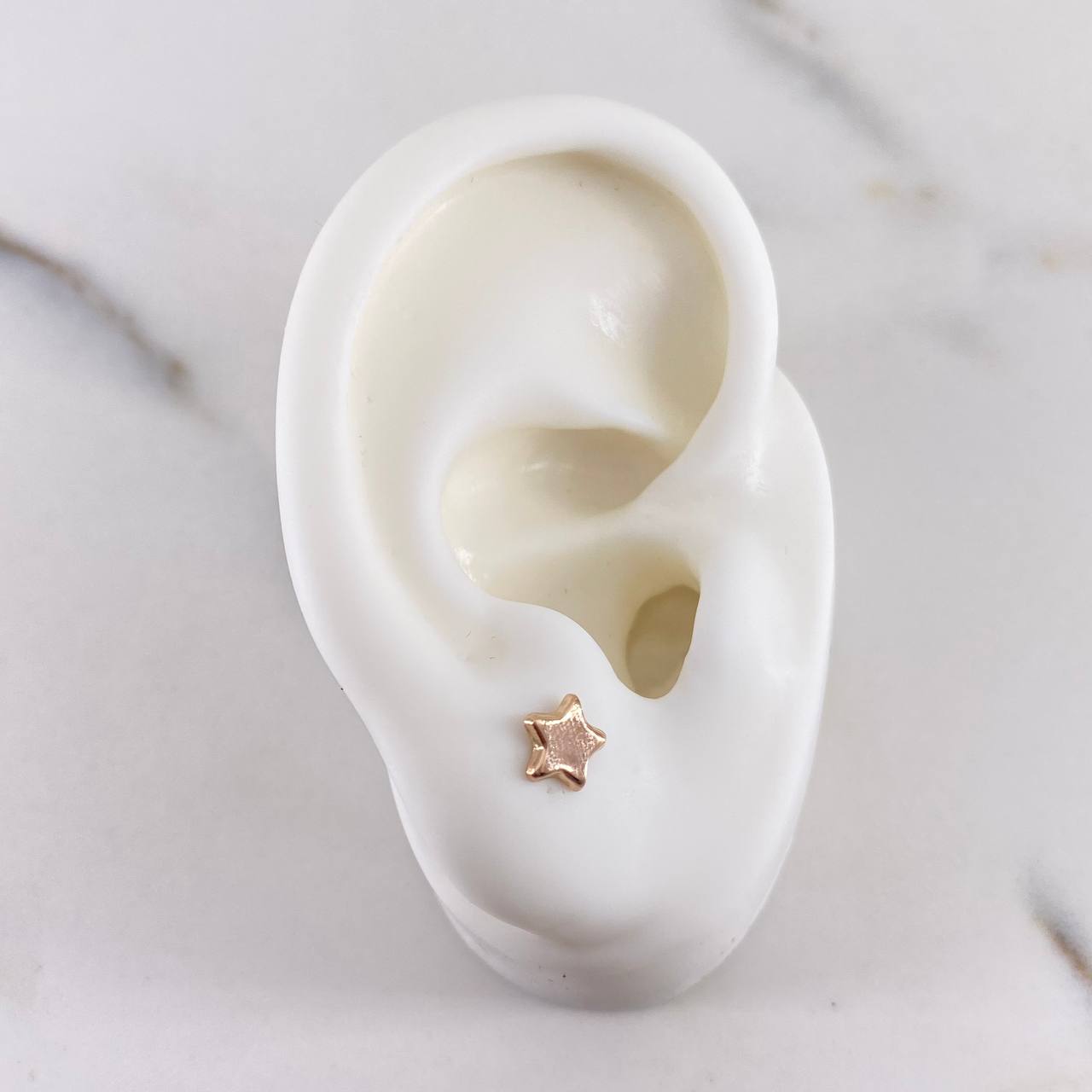 Stud Earrings San Benito 0.7gr / 18K Rose Gold Stamped $