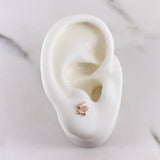 Stud Earrings San Benito 0.7gr / 18K Rose Gold Stamped $