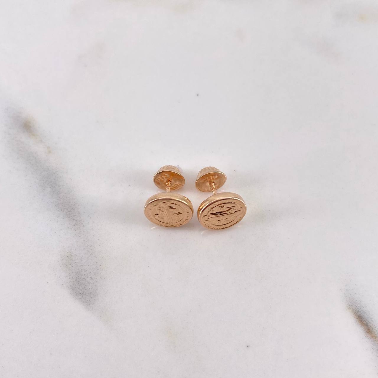 Stud Earrings San Benito 0.7gr / 18K Rose Gold Stamped $