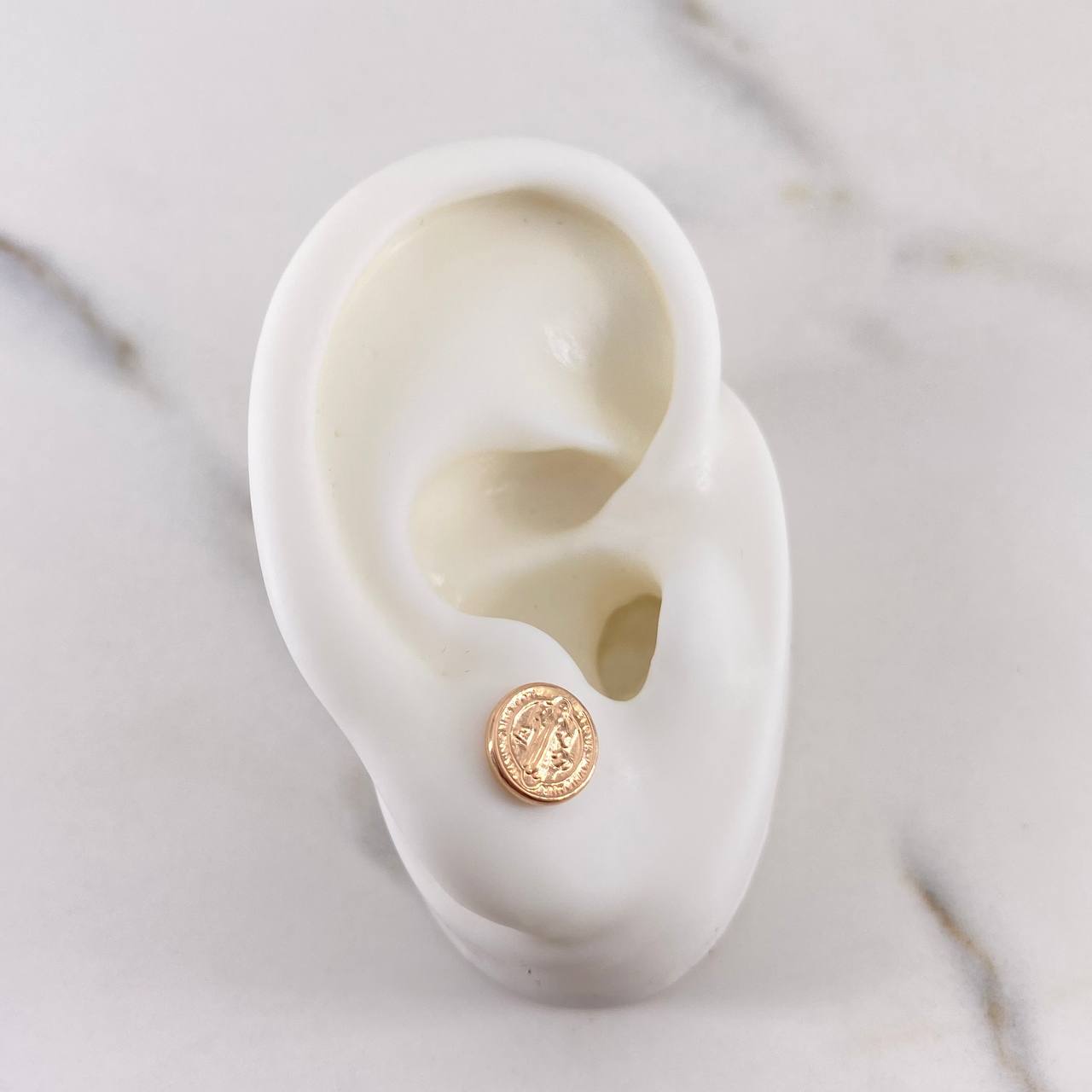Stud Earrings San Benito 0.7gr / 18K Rose Gold Stamped $