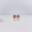 Topos Arbol De Vida 0.85gr / Circones Blancos Oro Rosa 18K $