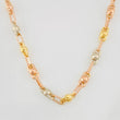Cadena Rustica Burbuja 10g / 22 in / 3.4mm Tres Oros 18K