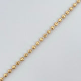 Military Chain 7.65gr / 20.9in / +3 18K Gold &