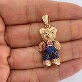 Articulated Bear Pendant 9.15gr / 3.5cm / 18K Gold &
