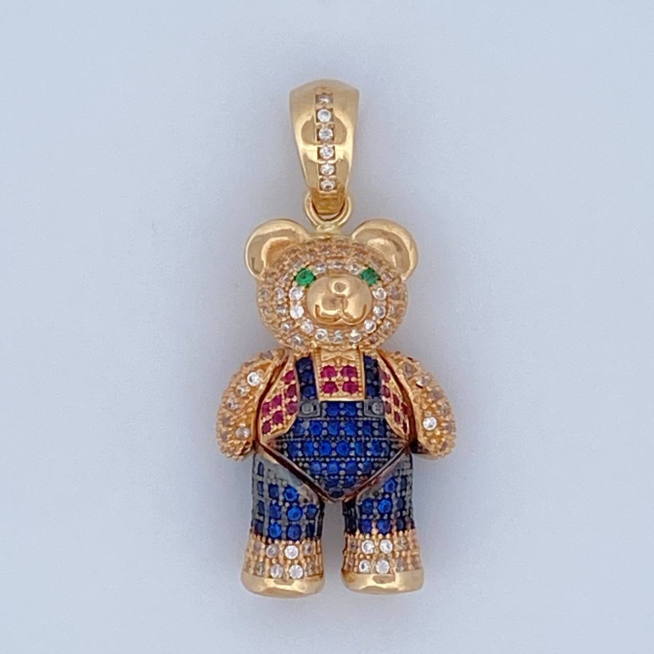 Articulated Bear Pendant 9.15gr / 3.5cm / 18K Gold &