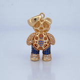 Articulated Bear Pendant 9.15gr / 3.5cm / 18K Gold &