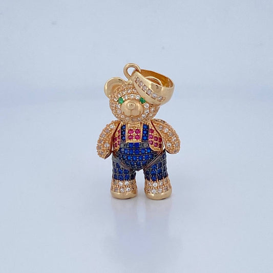 Articulated Bear Pendant 9.15gr / 3.5cm / 18K Gold &