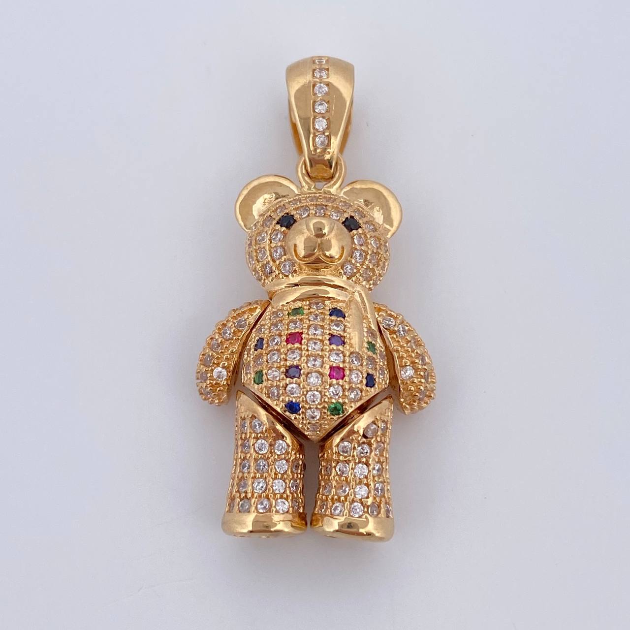 Articulated Bear Pendant 9.45gr / 3.5cm / 18K Gold &