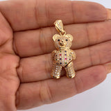 Articulated Bear Pendant 9.45gr / 3.5cm / 18K Gold &