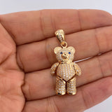 Pendant Articulated Bear 8.85gr / 3.45cm / 18K Gold &