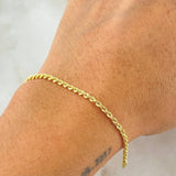 Rope Bracelet 1.45gr / 7.1in / +3 18K Gold
