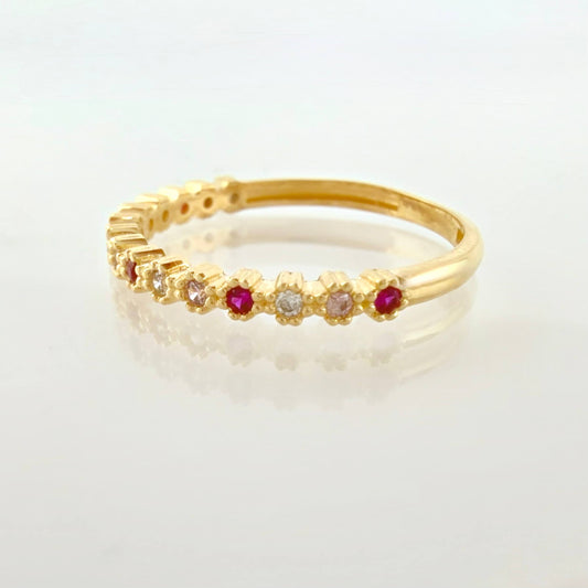 Churumbela Bubbles Ring 1.65gr / T6 3/4 / Yellow 18K Gold ©