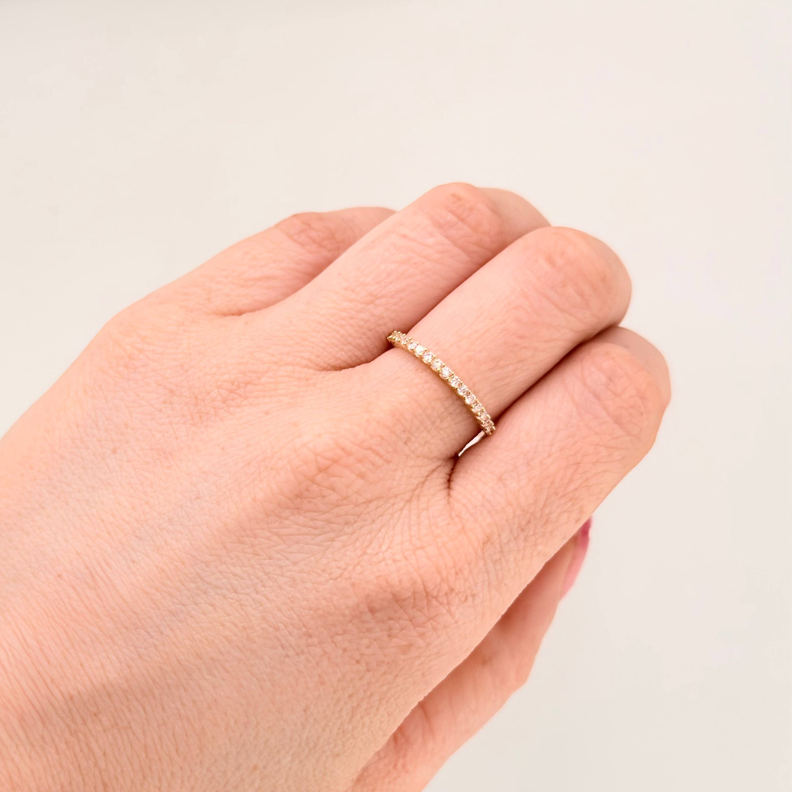 Anillo Churumbela 1.7gr / T6 1/2 / Oro Amarillo 18K