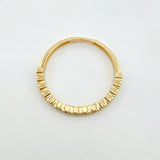 Anillo Churumbela Burbujas 1.65gr / T6 3/4 / Oro Amarillo 18K ©