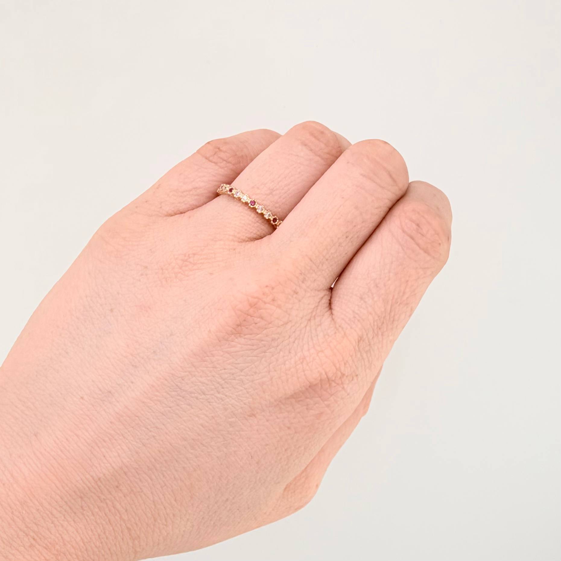 Anillo Churumbela Burbujas 1.65gr / T6 3/4 / Oro Amarillo 18K ©
