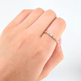Anillo Churumbela Burbujas 1.6gr / T6 3/4 / Oro Amarillo 18K