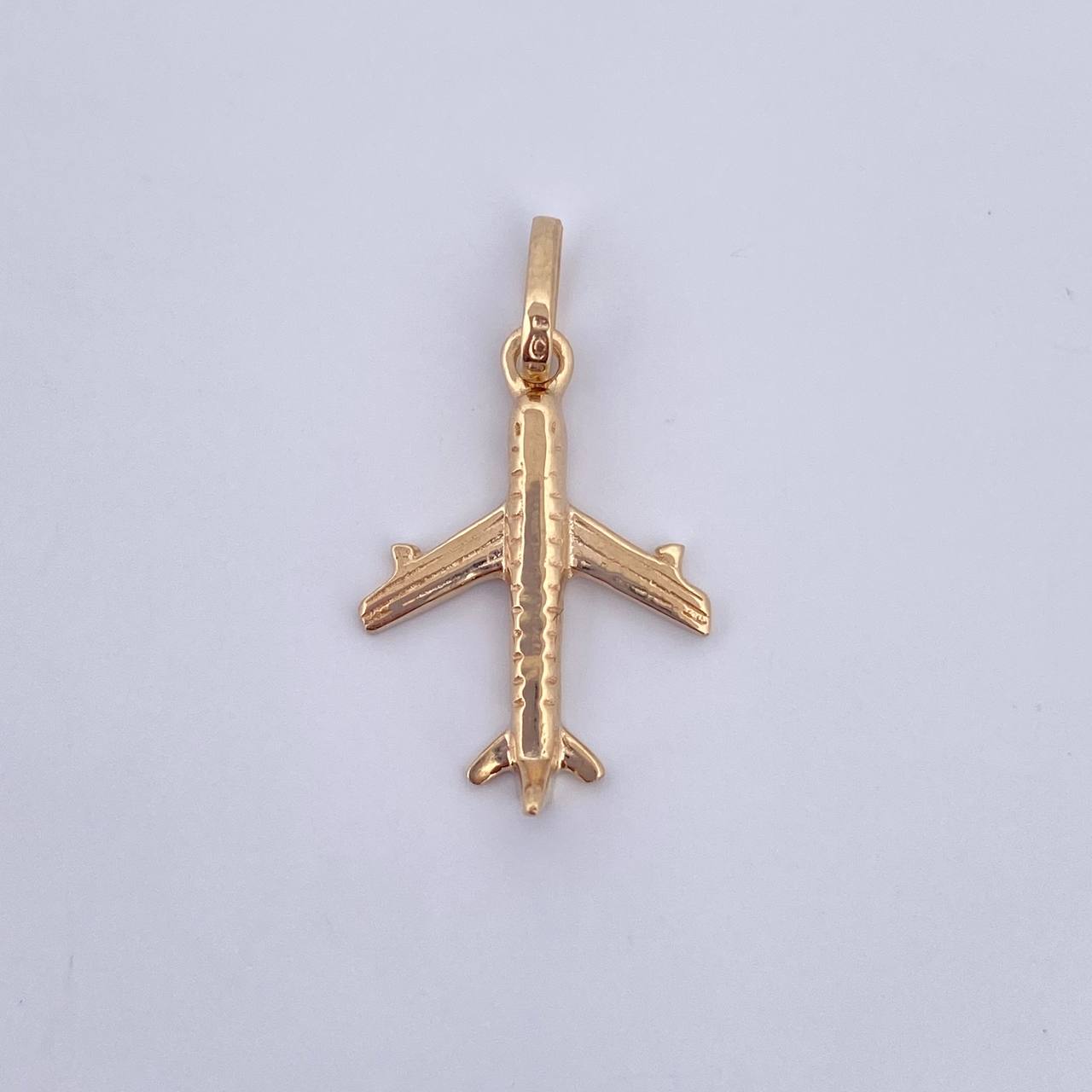 Pendant Airplane 0.9gr / 2.3cm / 18K Yellow Gold &