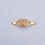 Herraje Oso 0.75gr / 2.4cm / Oro Amarillo 18K &