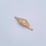 Herraje Oso 0.75gr / 2.4cm / Oro Amarillo 18K &