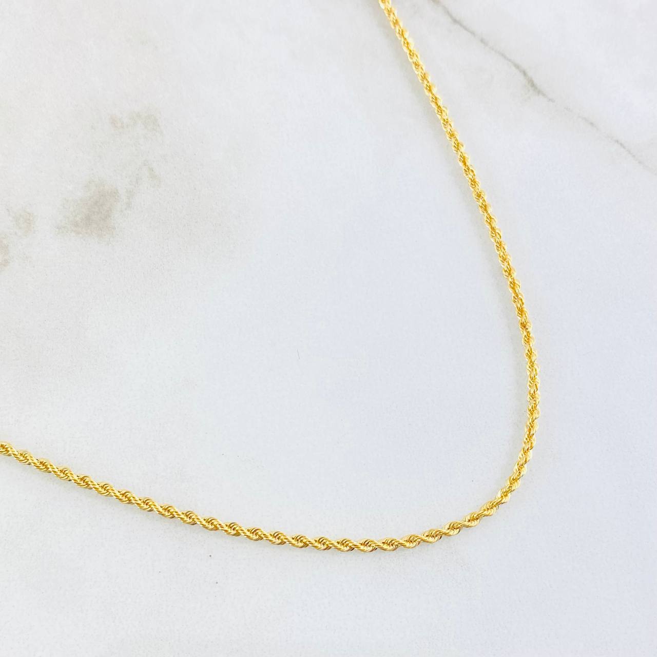 Cadena Lazo 1.8gr / 19 3/4 in / Oro Amarillo +3 18K ©