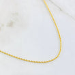 Cadena Lazo 2.05 g / 23 3/4 in / 1.7 mm Oro Amarillo 18K