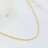 Cadena Lazo 1.8gr / 19 3/4 in / Oro Amarillo +3 18K ©