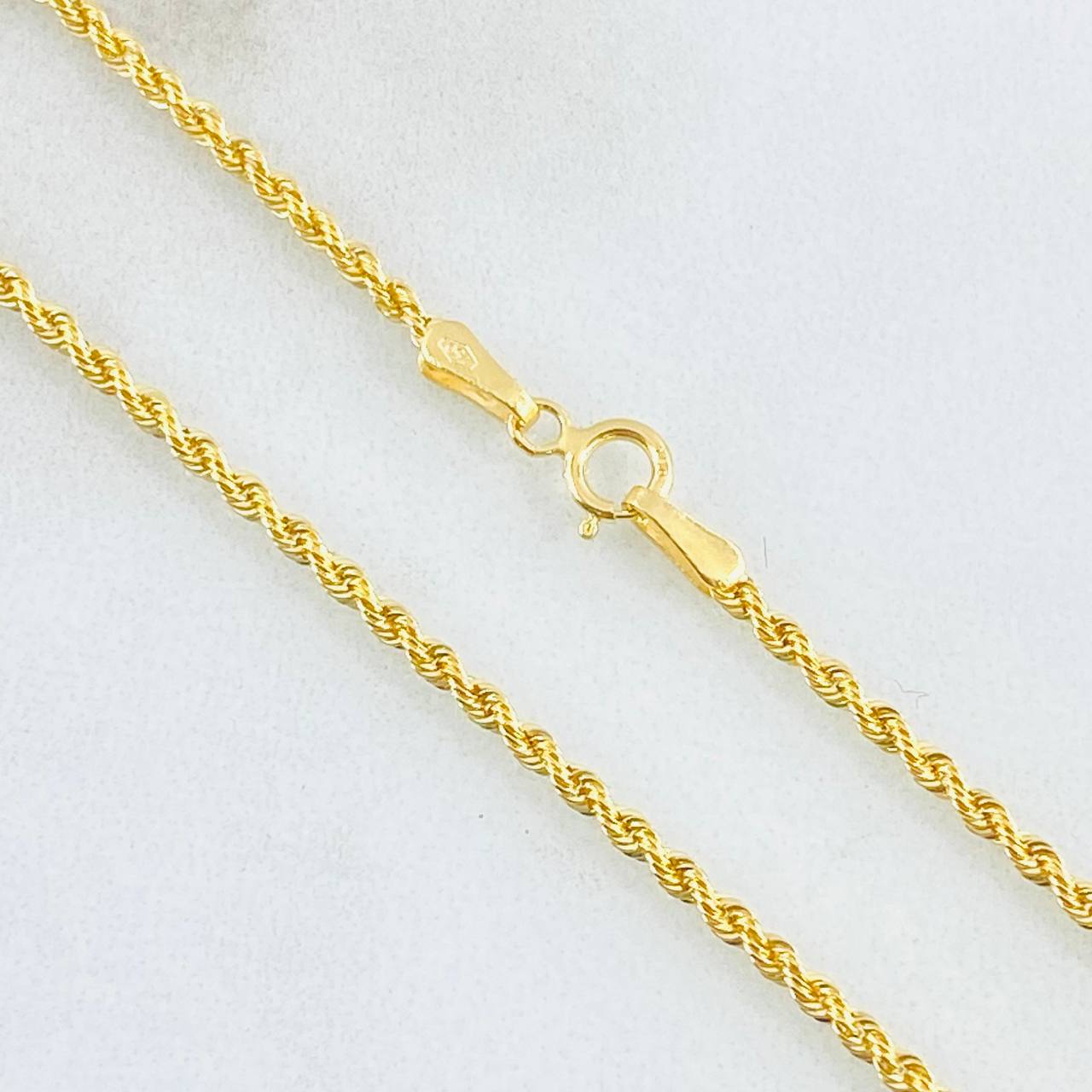 Cadena Lazo 2.15gr / 23 1/2 in / Oro Amarillo +3 18K ©